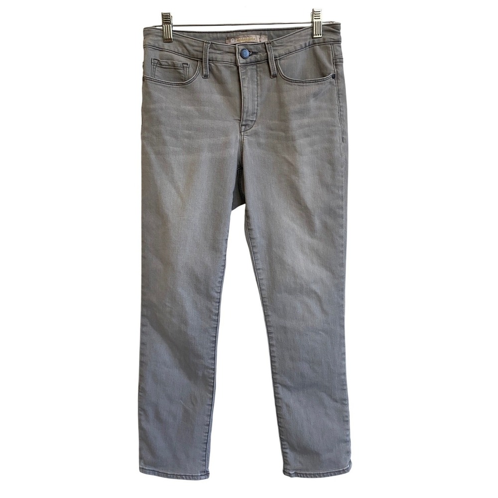 Athleta Sculptek Gray Skinny Jeans Womens Size 6 Sculpting Stretch Denim Pants
